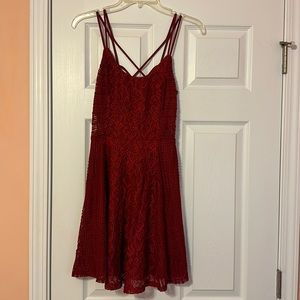 altar’d state burgundy sundress, size S, great condition